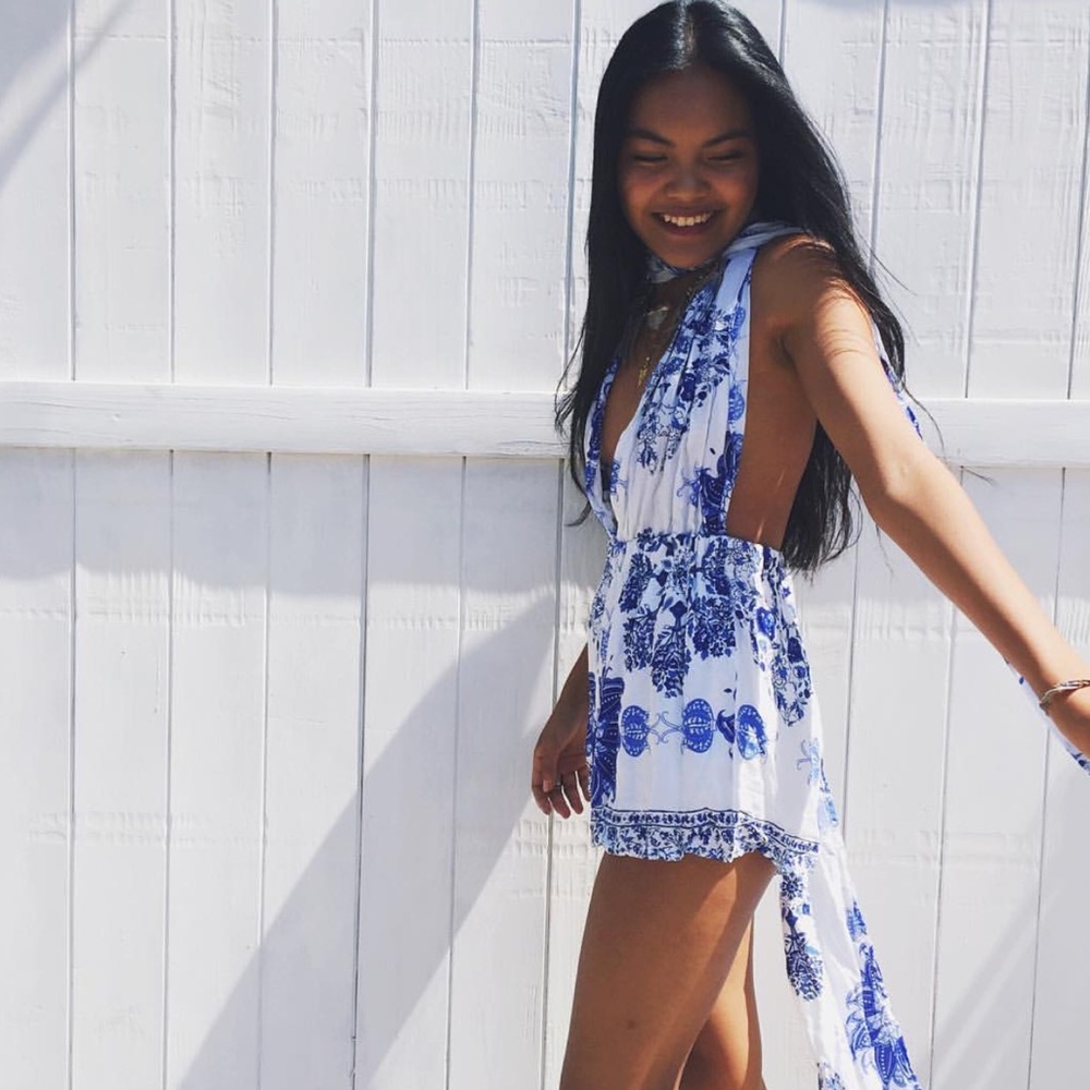 BNWT boho print multiway tie up romper - Picture 5 of 8