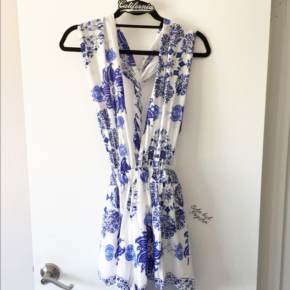 BNWT boho print multiway tie up romper - Picture 6 of 8