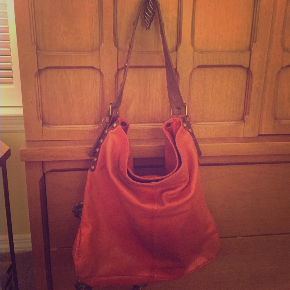 Orange Tano Hobo Purse