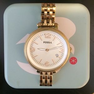 Woman's fossil watch