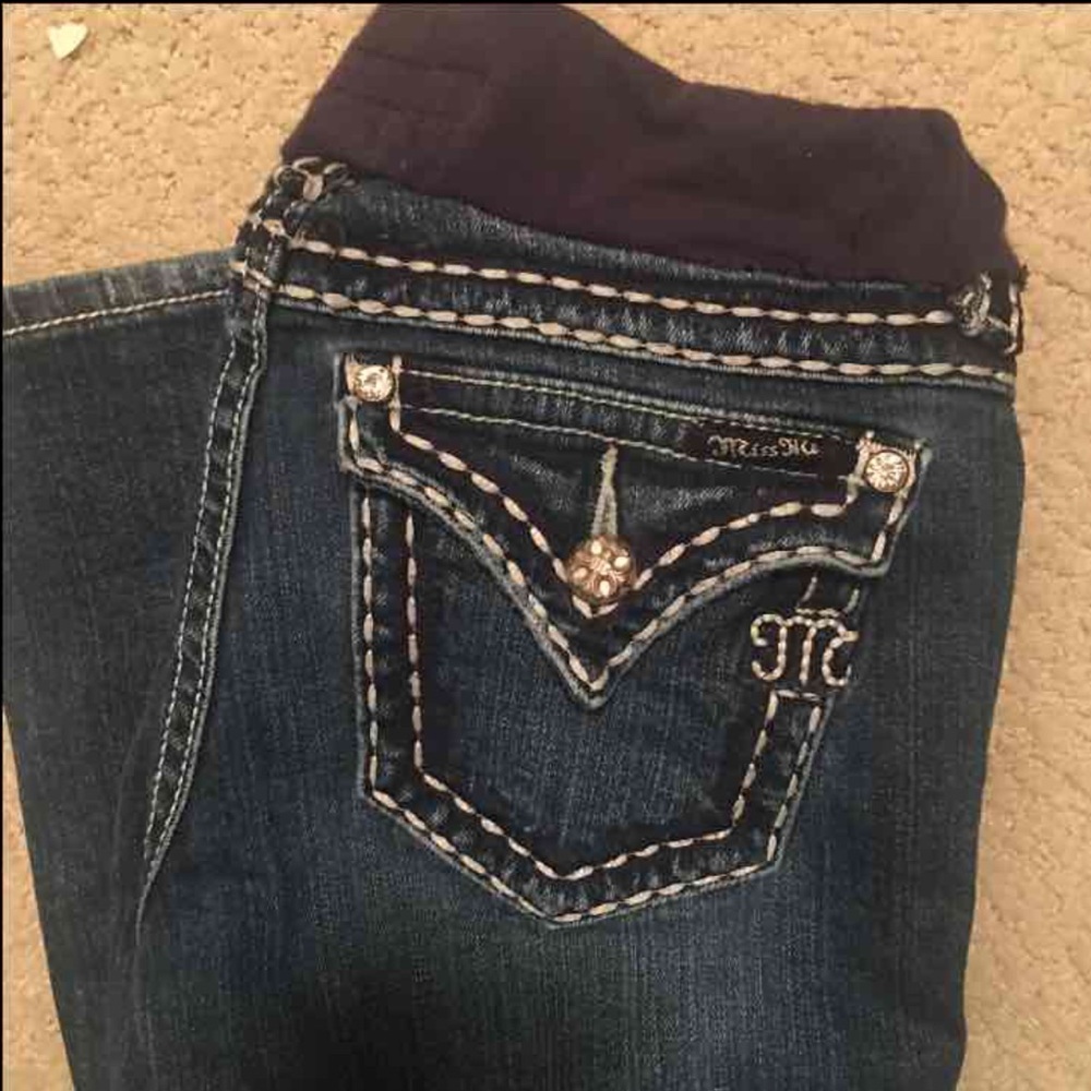 SOLD !Miss me maternity jeans