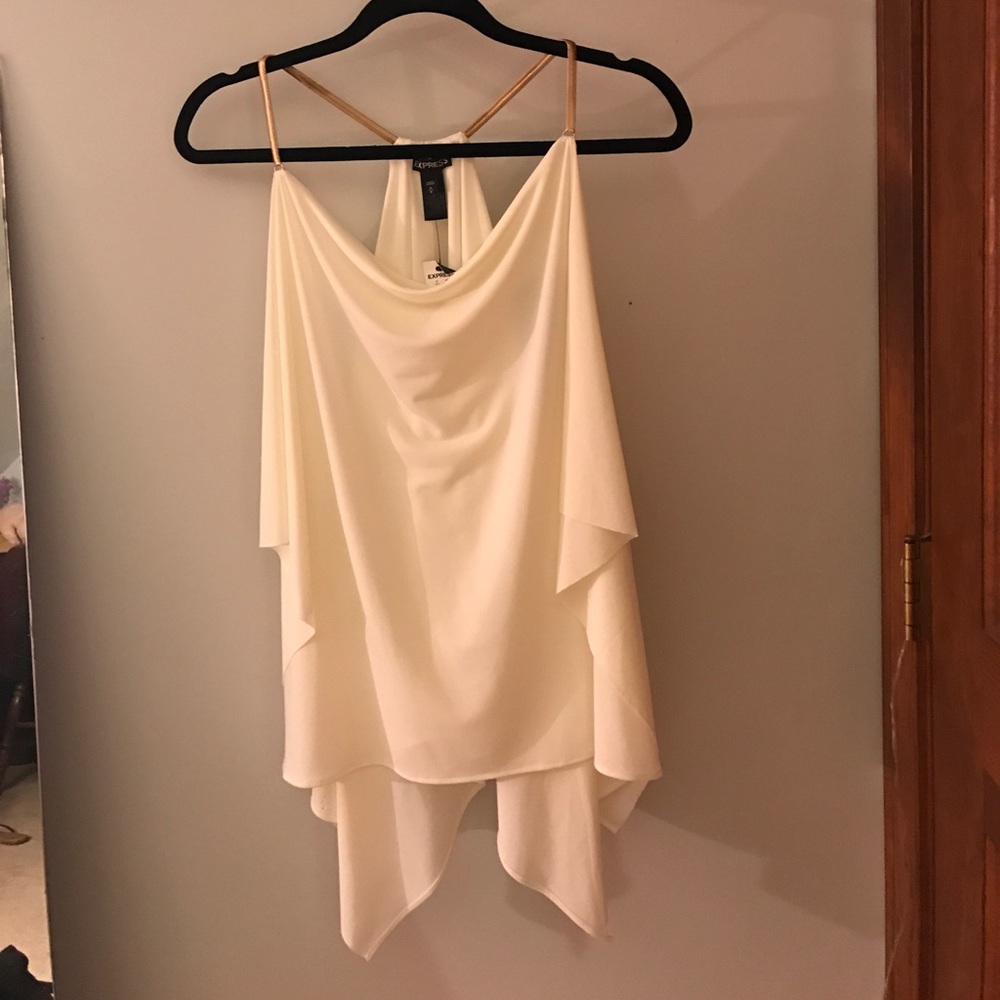 Express white flowy top - Picture 1 of 3