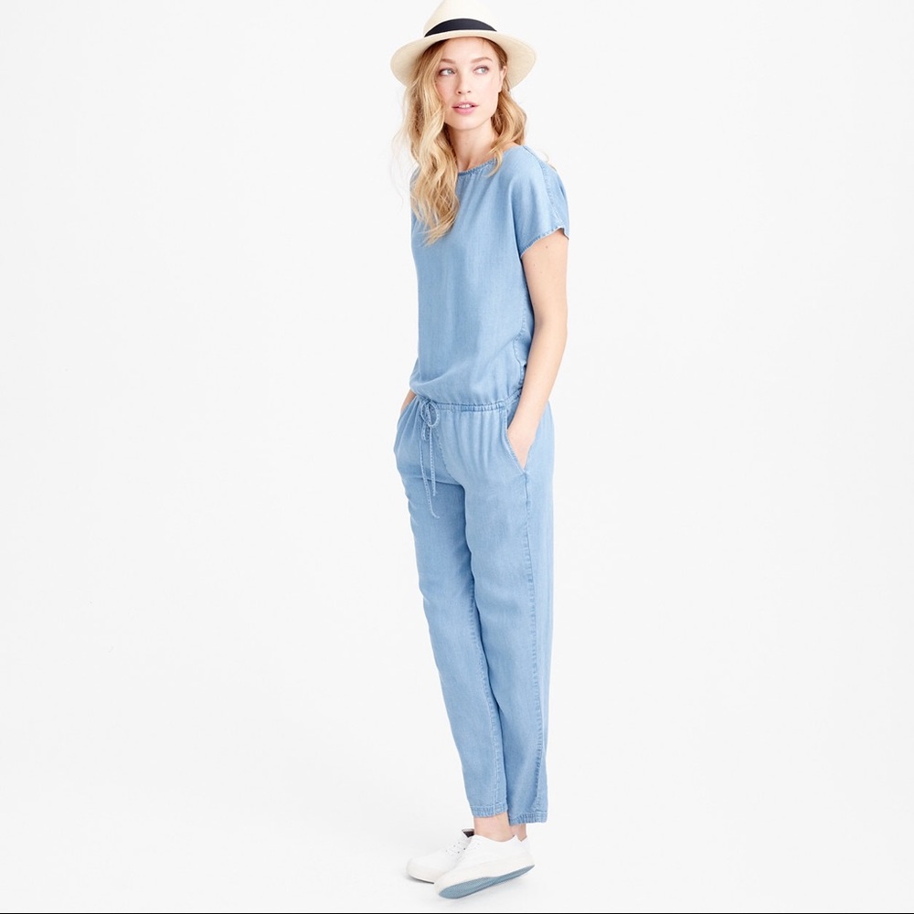 J CREW Relaxed Tencel Jumpsuit/Romper Size XS