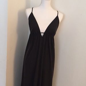 Silence + Noise maxi black dress size M