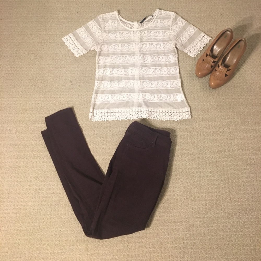 Zara Basic Lace top