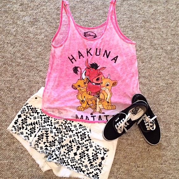 Disney | Pink Lion King Tank Top Size Medium - Picture 3 of 6