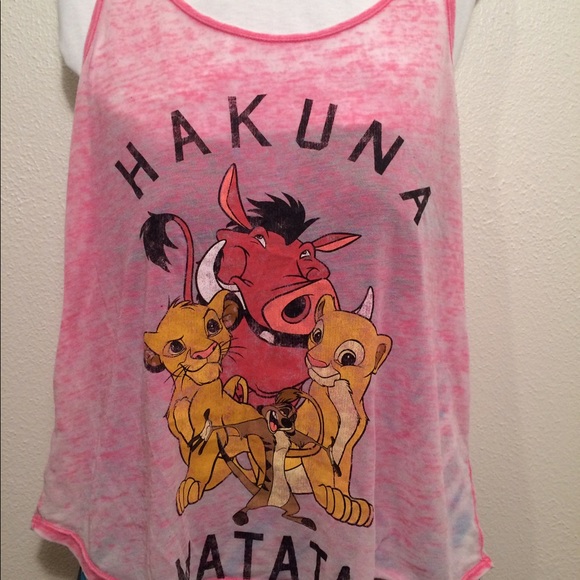 Disney | Pink Lion King Tank Top Size Medium - Picture 2 of 6