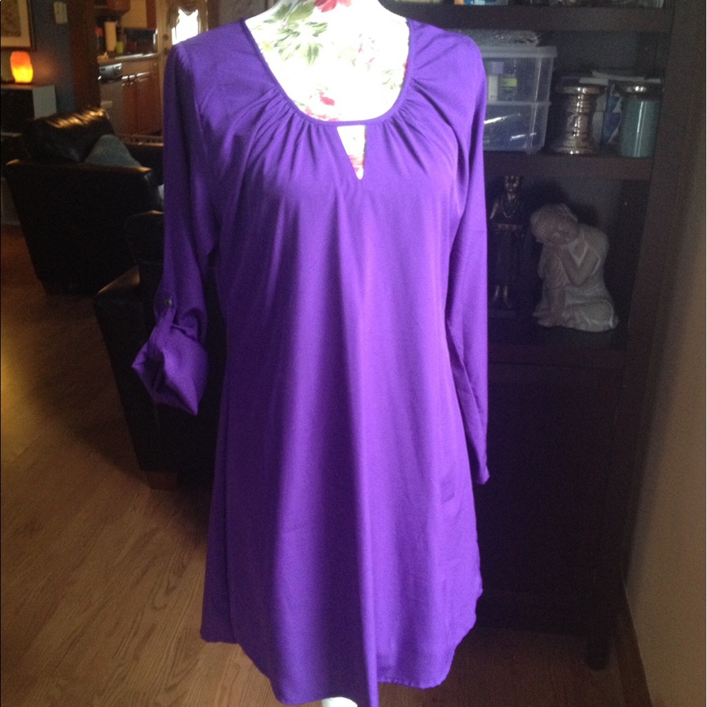 Regal purple tunic/dress ☂️🍇