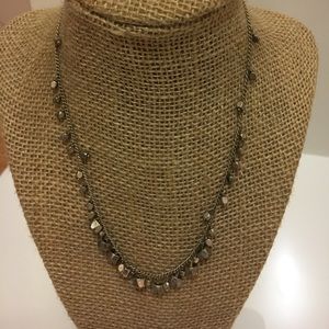Fossil Necklace - 16.5-18" Silver-tone "Bells"?