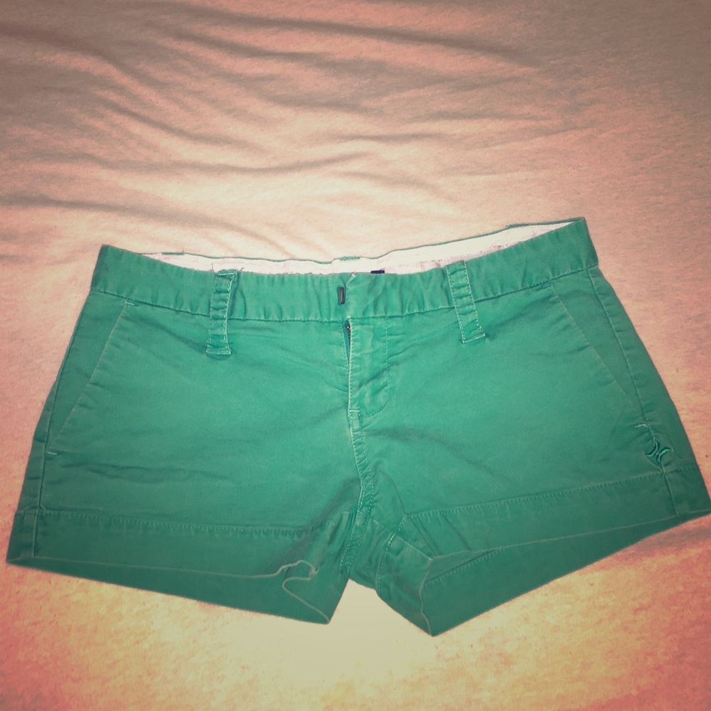 Green Hurley shorts