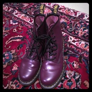 Doc Marten royal purple boots size 9! Never worn!