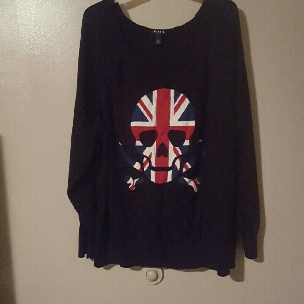 Torrid Skull Sweater