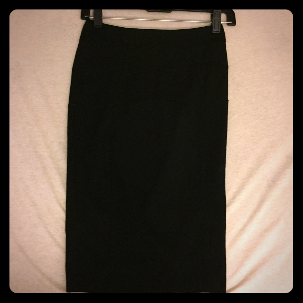 Charlotte Russe black pencil skirt