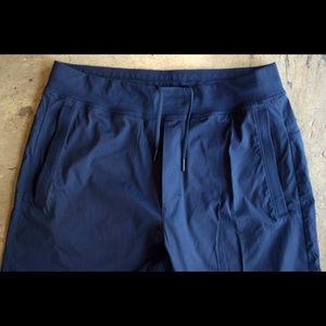 Mens Navy Blue lululemon Great Wall Pant