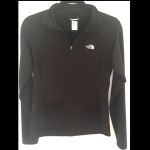 Black north face quarter zip