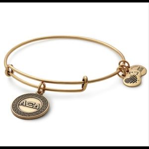 Alex & Ani Alpha Xi Delta Logo Charm Bangle
