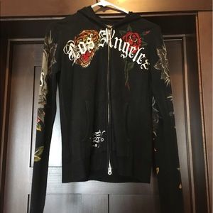 Ed hardy zip up