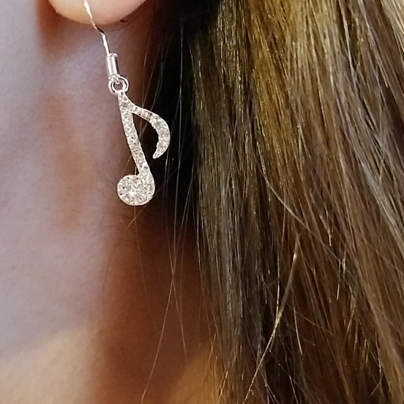 Musical notes earrings - Picture 2 of 8