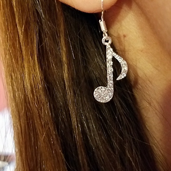Musical notes earrings - Picture 4 of 8