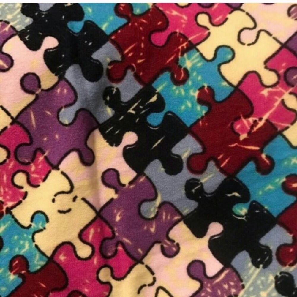 Autism Puzzle piece UNICORN print!