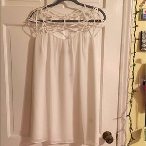 white cocktail dress