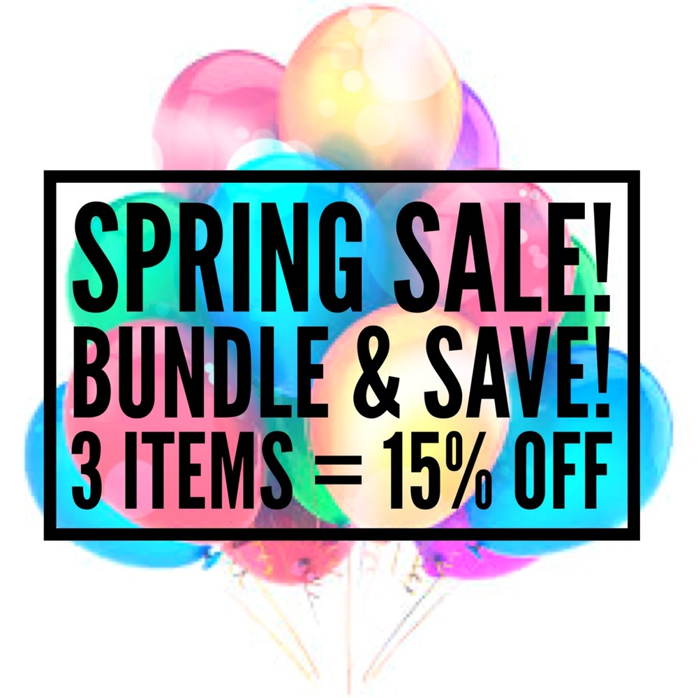 Spring Sale - bundle & save! Make an offer!