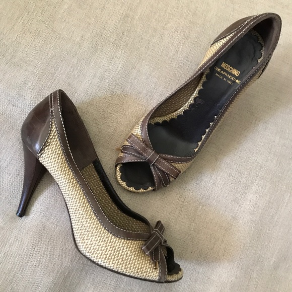 Moschino Shoes - Moschino Cheap and Chic Peep-toe Pumps