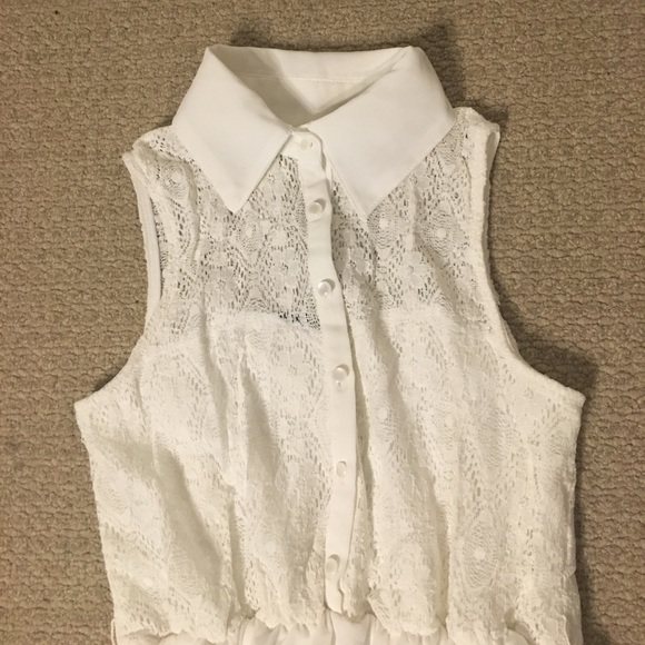 White lace dress NWOT - Picture 2 of 4