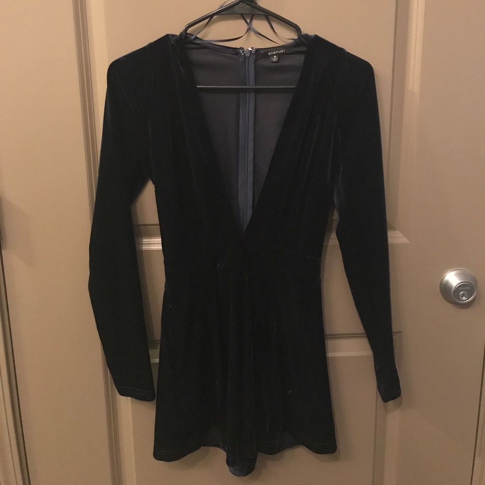 Blue Velvet romper
