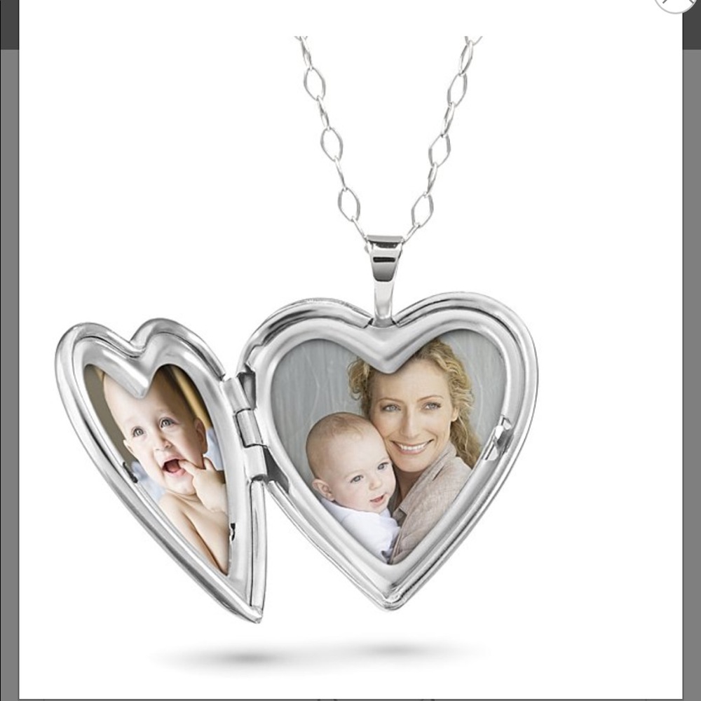 Sterling 20 mm heart locket
