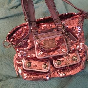 Coach! Pink sequin bag