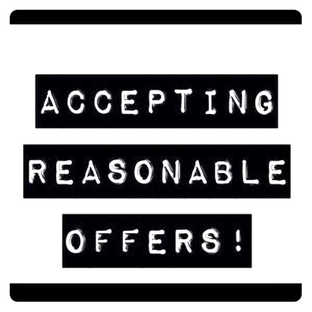 Reasonable offers welcome