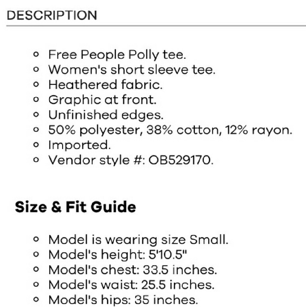 Free People Graphic Tee - Picture 4 of 4