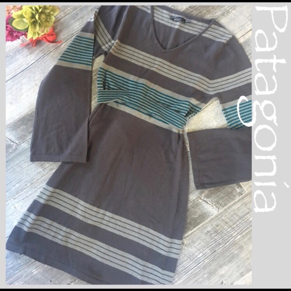 SOLD! Striped Prana midi dress