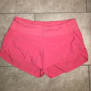Lululemon speed shorts