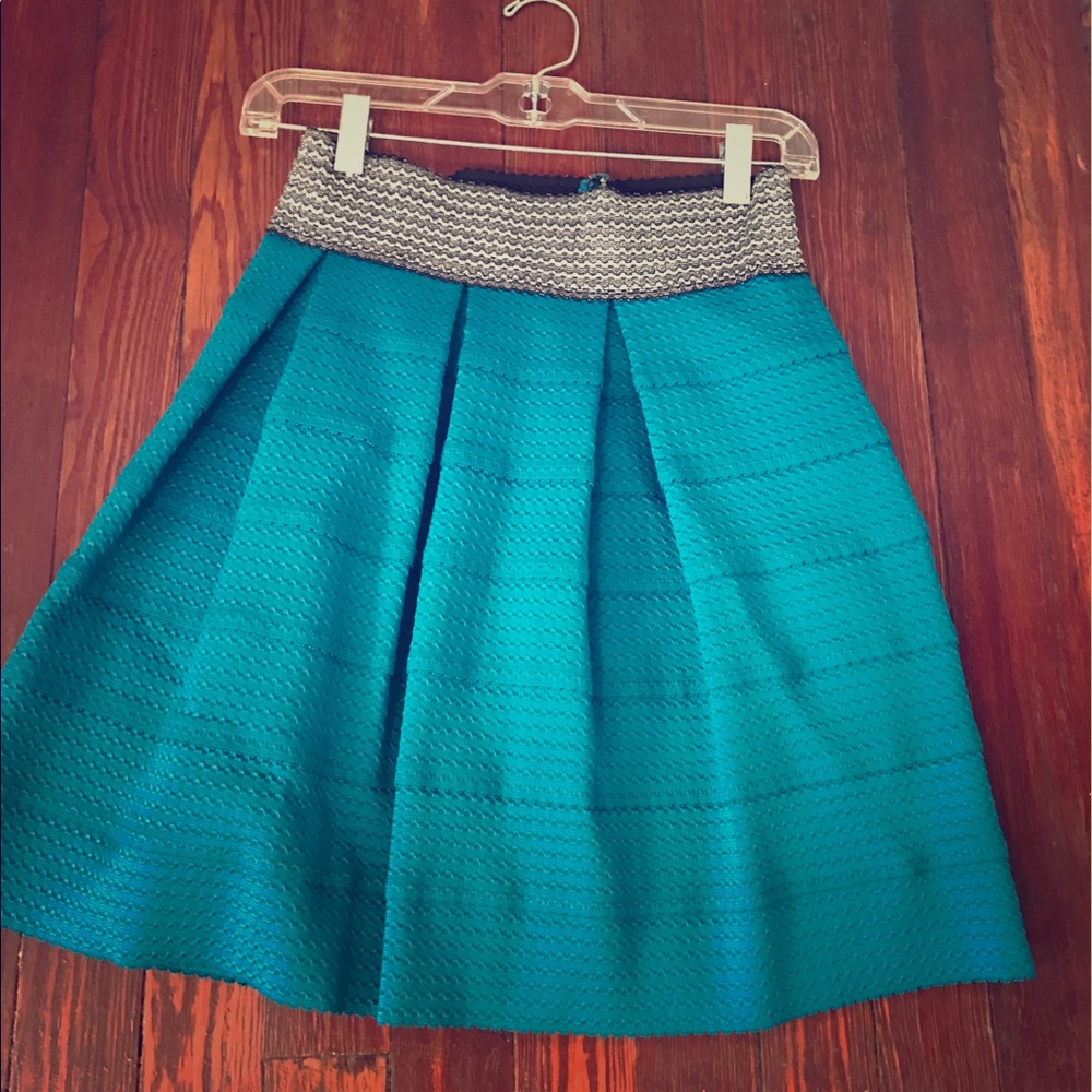 Francesca's Teal skirt- Miami size M