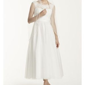 🌈WEEKEND SALE💖Tea Length Wedding Dress 👰🏻