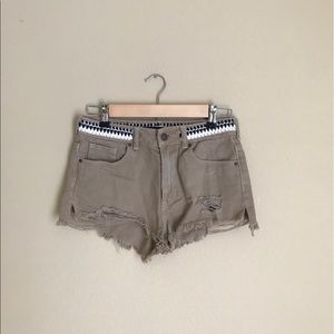 P.S. Erin Wasson High Waisted Shorts