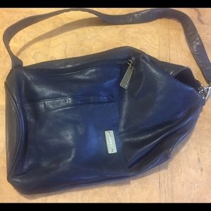 Black Leather DKNY sung purse