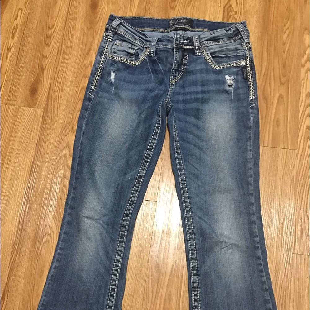 Silver jeans