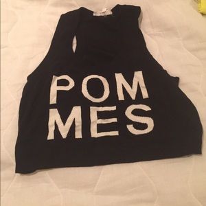 Crop top "pommes"