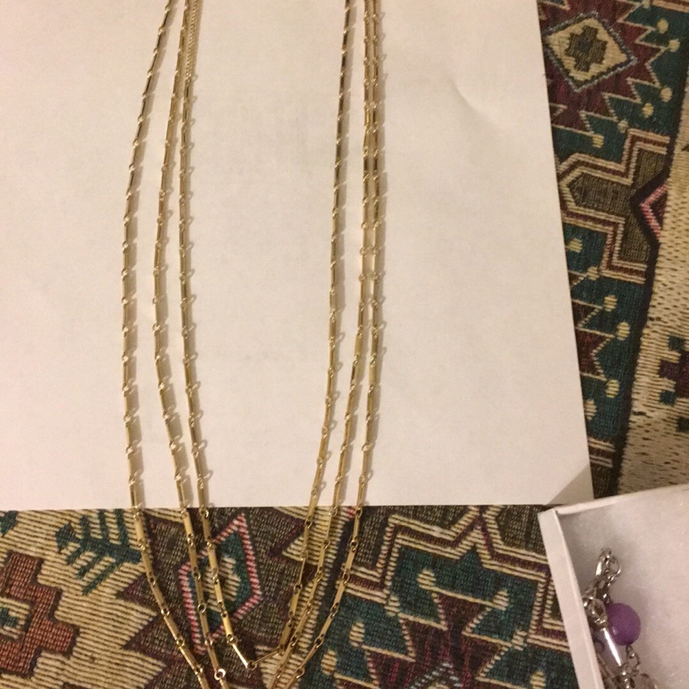 Beautiful New without tags layered necklace