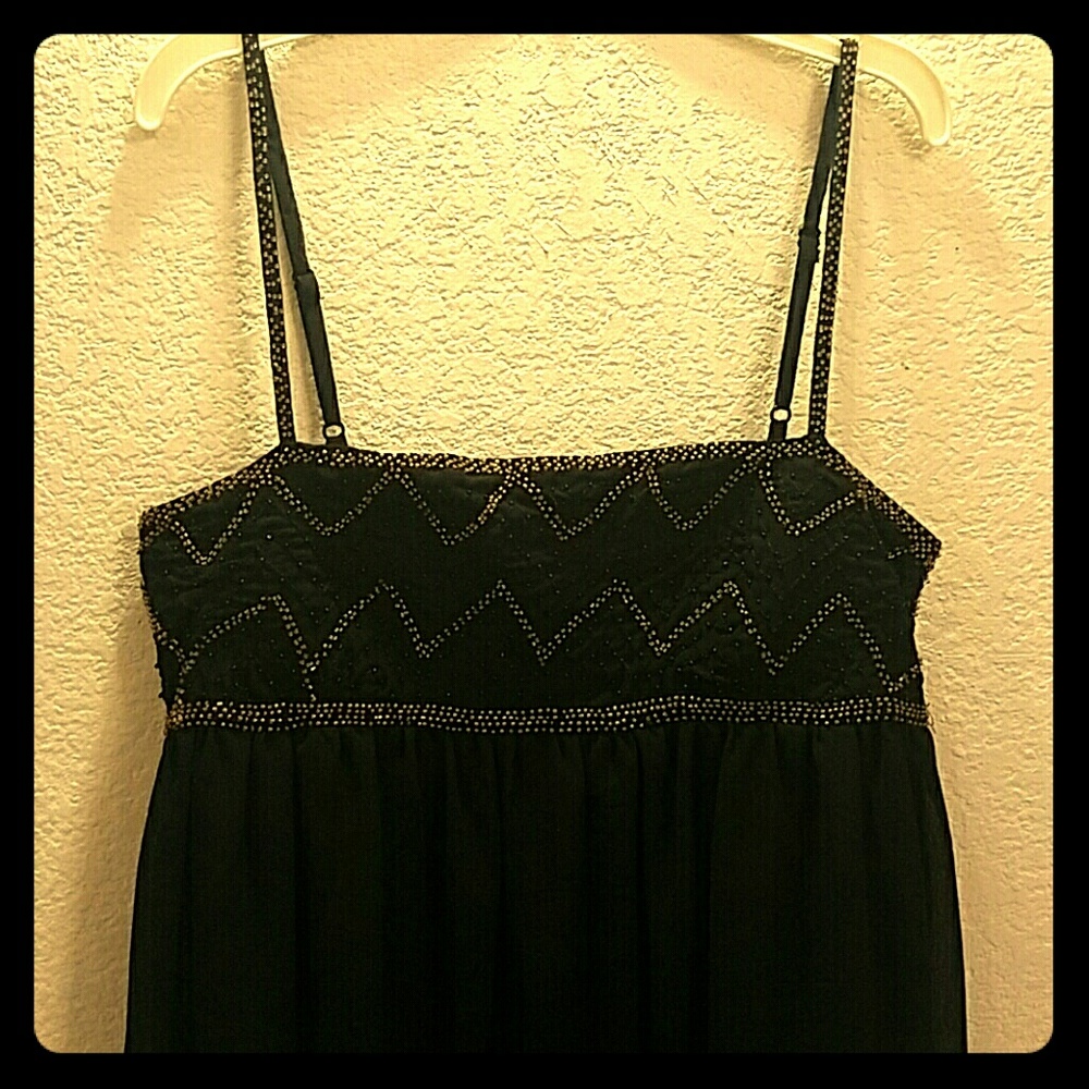 Black empire dress