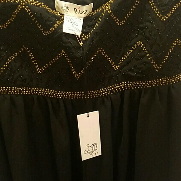 Black empire dress - Picture 5 of 5