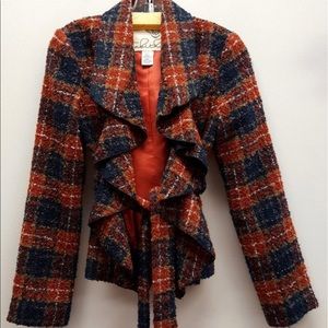 Anthropologie Plaid Jacket