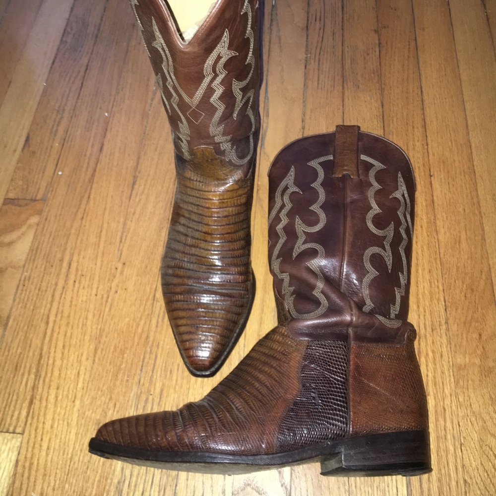 SARTORE ,Paris Vintage Men's Cowboy Boot, Lizard