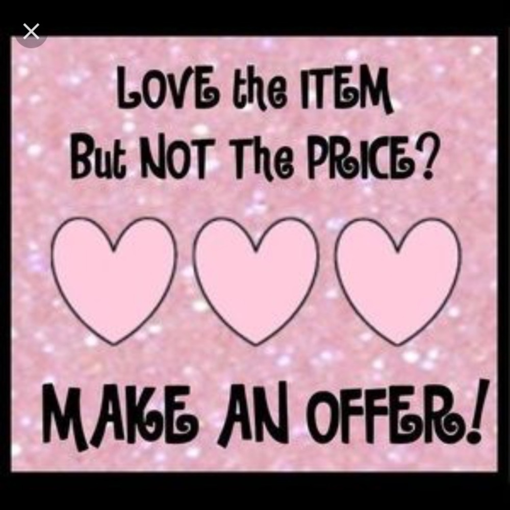 I am always open to reasonable offers!
