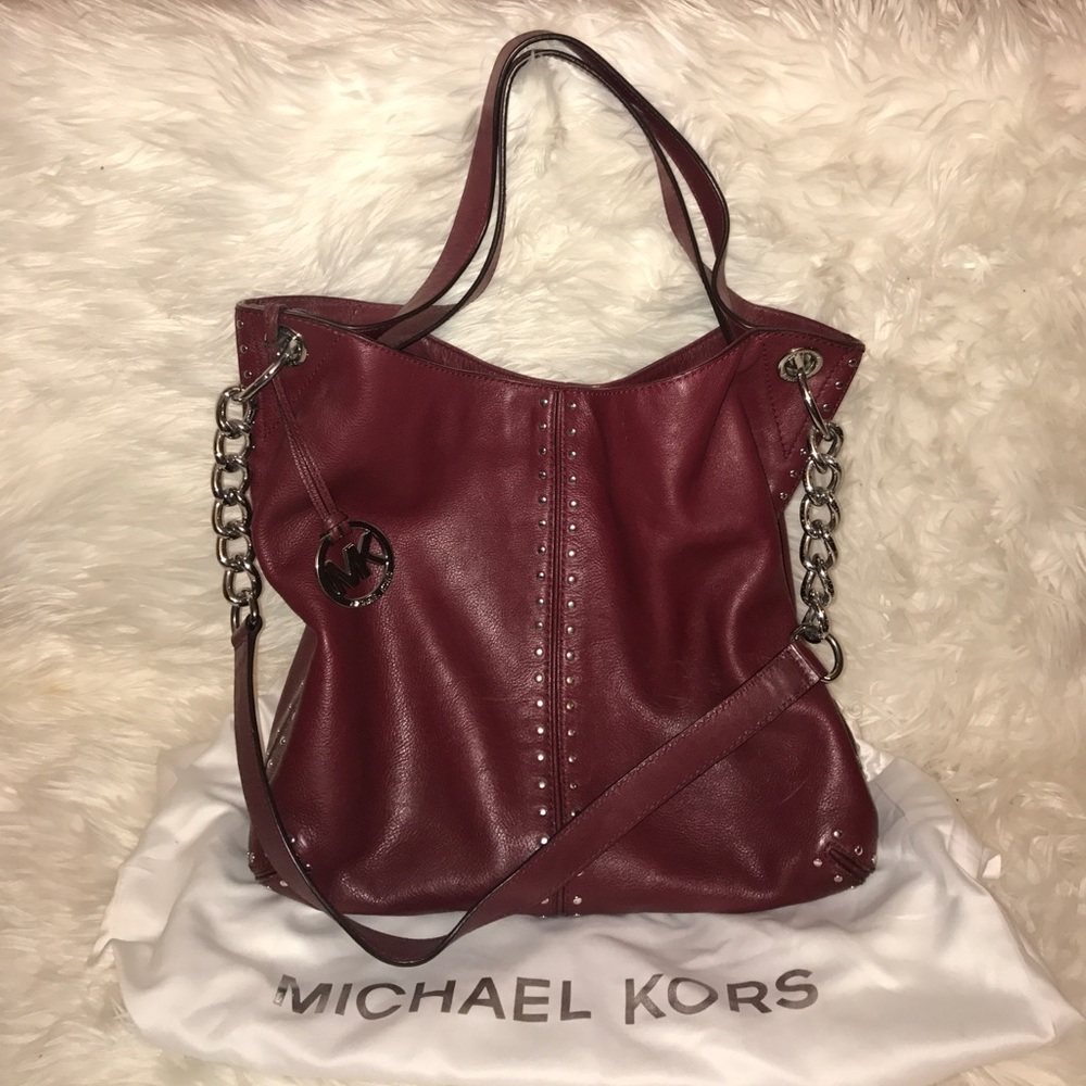 Authentic Michael Kors Leather Hobo