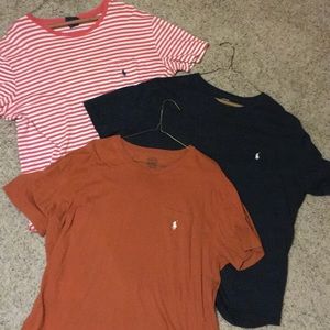 Lot of 3. Men's Ralph Lauren tshirts. Large