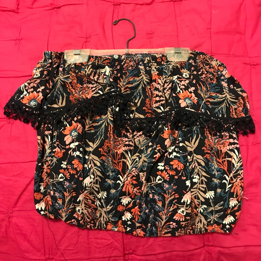 Strapless Crop Top